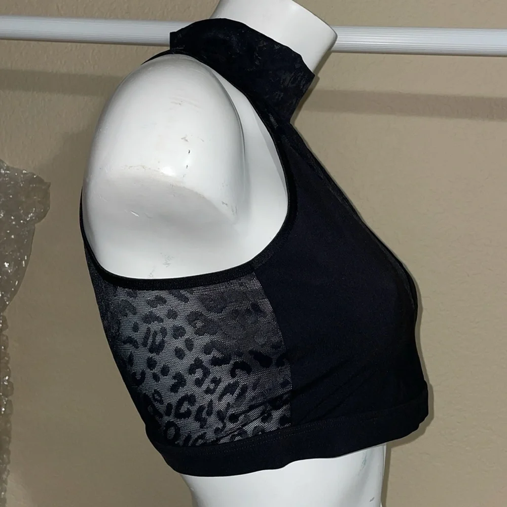 Victoria Secret Sport Bra Leopard Workout Top VS Performance Tank VS Sport Bra💕 - Picture 9 of 16